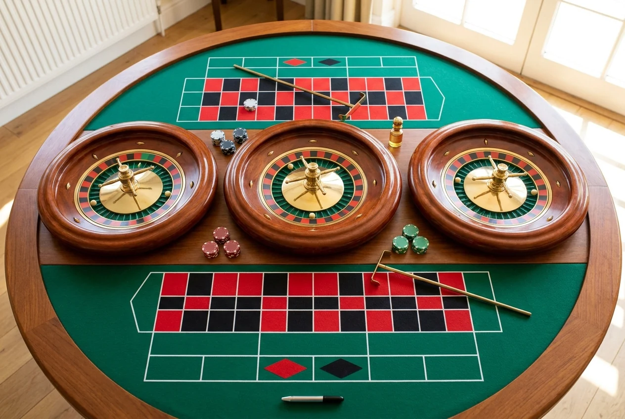 3 Wheel Roulette la Magnetic Slots online casino table games